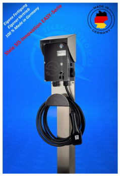 Preview: Edelstahl-Säule für Wallboxen EASY - PRO & DUO Serie